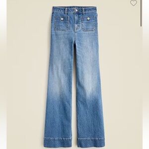 J.Crew Sailor Wide Leg Trouser Jean size 26